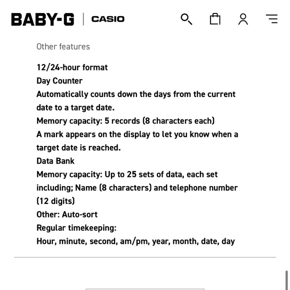 💗 Casio Baby-G Watch - BG169 model - Picture 8 of 8